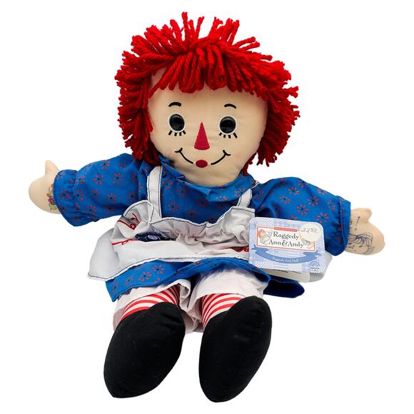 Applause 16" Classic Raggedy Ann Soft Cloth Doll w/Tags Signed by Joni Gruelle - Picture 3 of 7